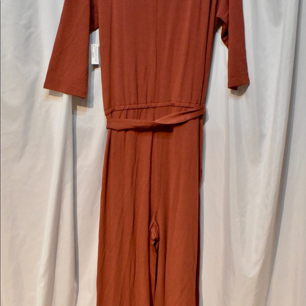 Daily Ritual Rust Jumpsuit NWT - Picture 3 of 5